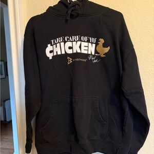 Marshawn Lynch “take care of to’ chicken” hoodie. Size large
